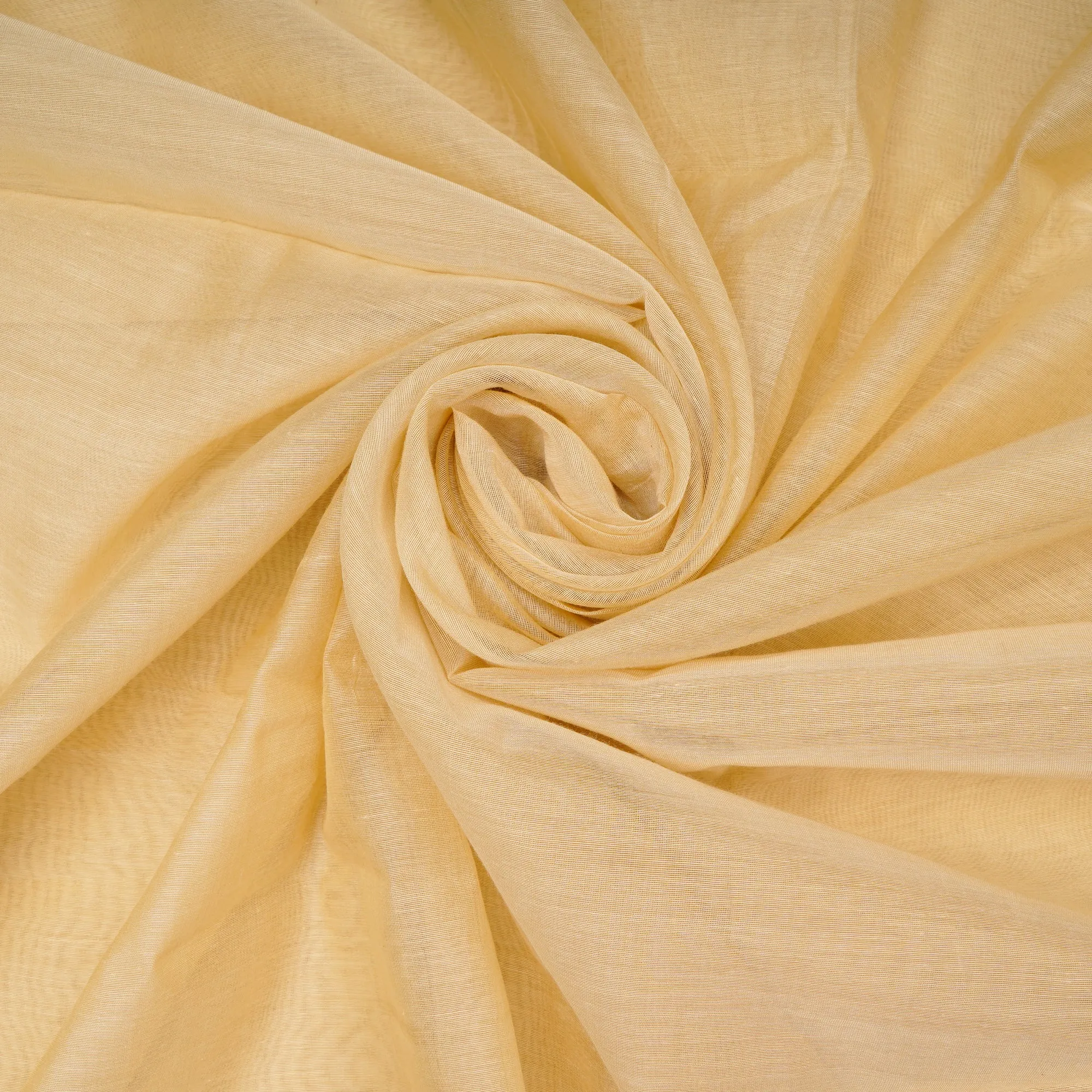 Beige Color Plain Chanderi Fabric