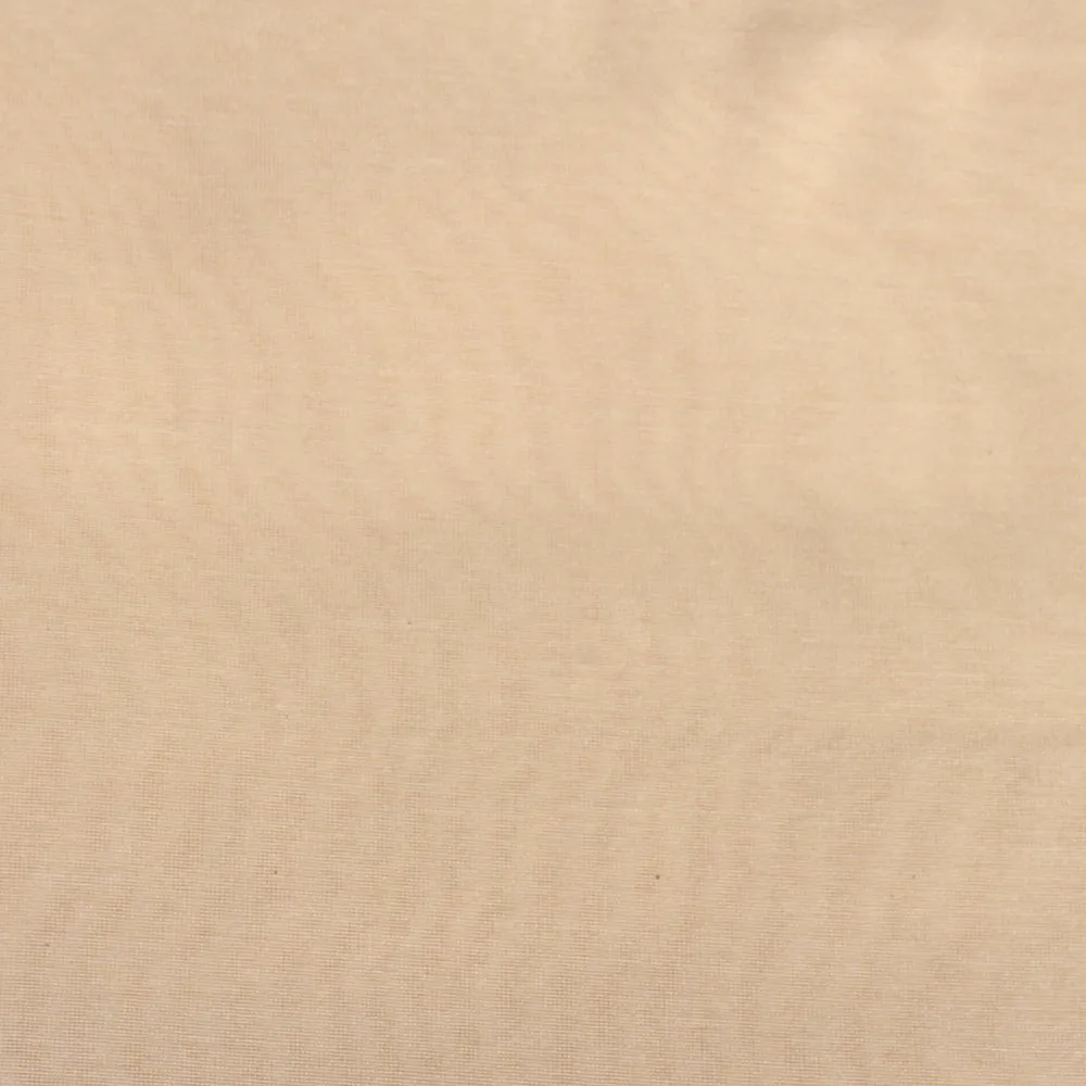 Cream Color Poly Cotton Chanderi Fabric