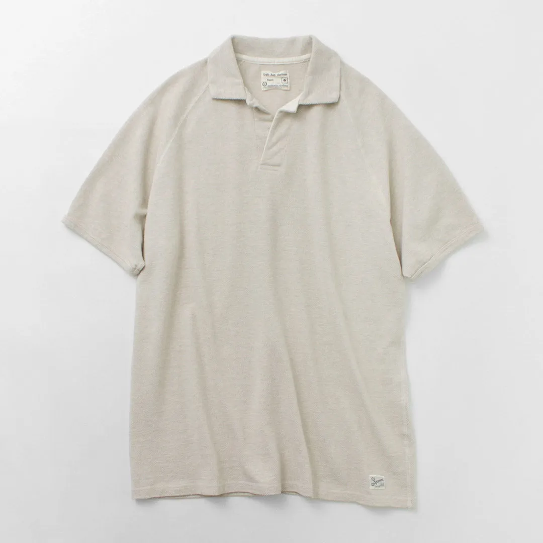KEPANI / Seed Stitch Skipper Polo Shirt
