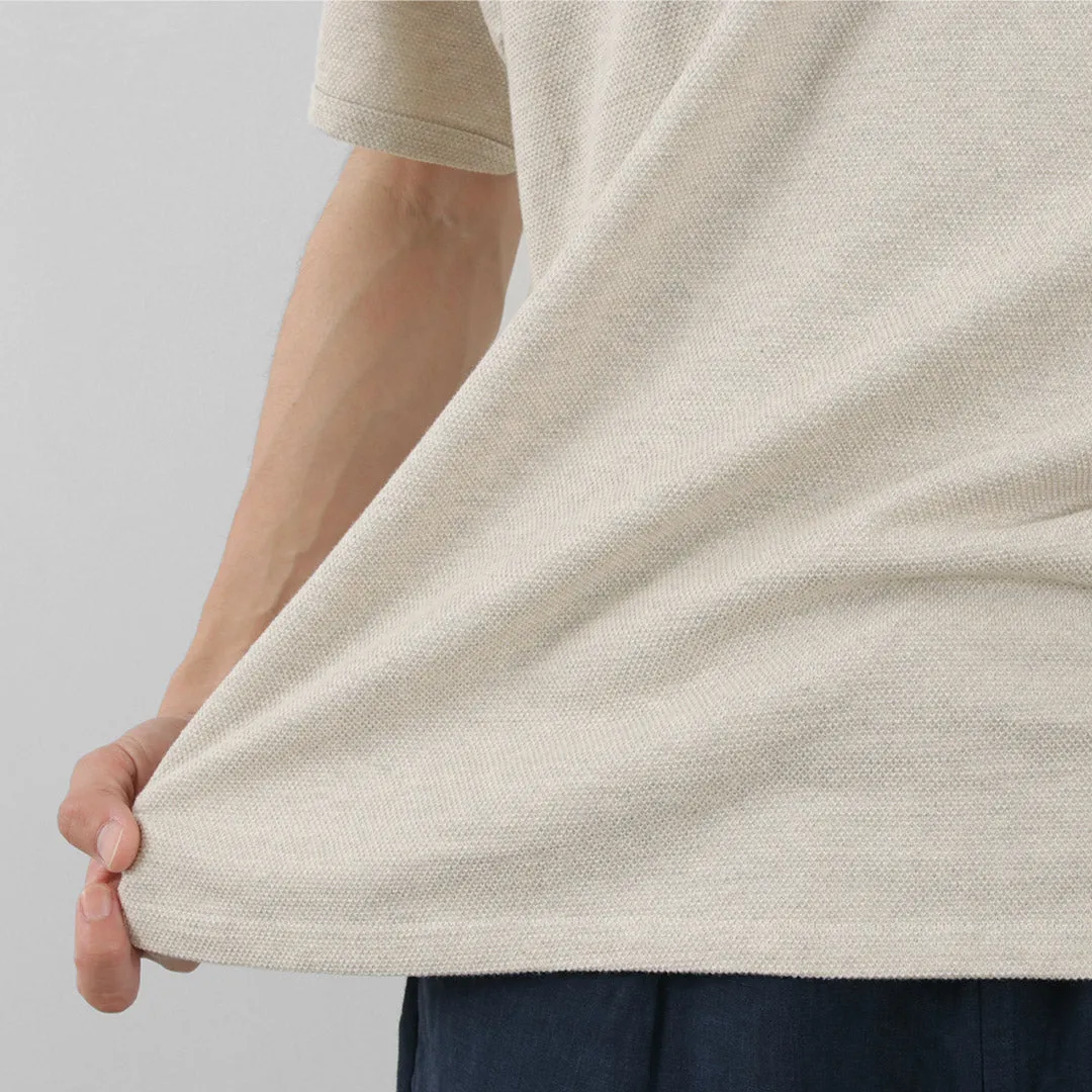 KEPANI / Seed Stitch Skipper Polo Shirt