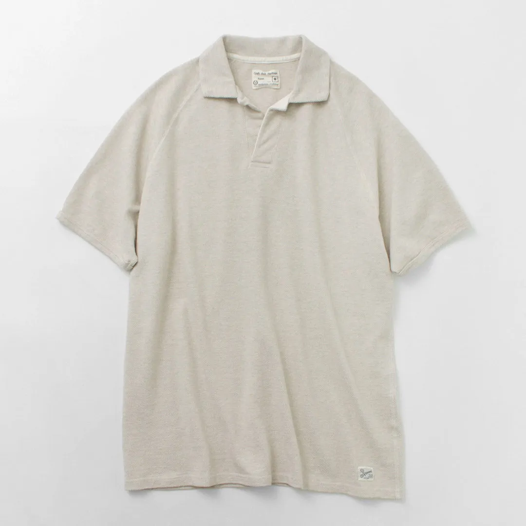 KEPANI / Seed Stitch Skipper Polo Shirt