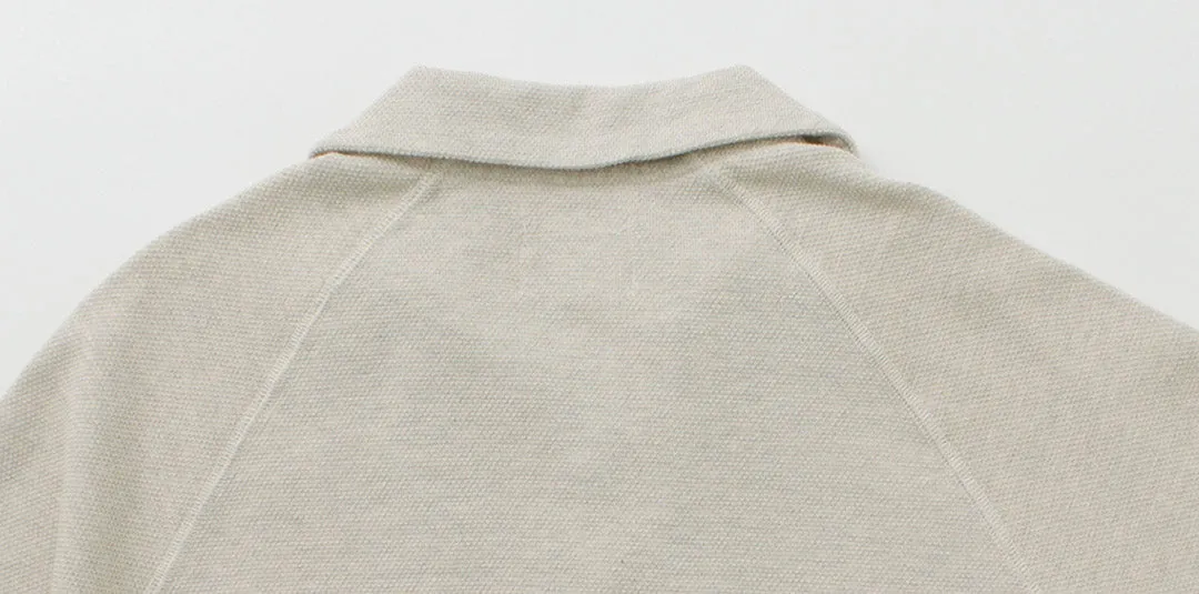 KEPANI / Seed Stitch Skipper Polo Shirt