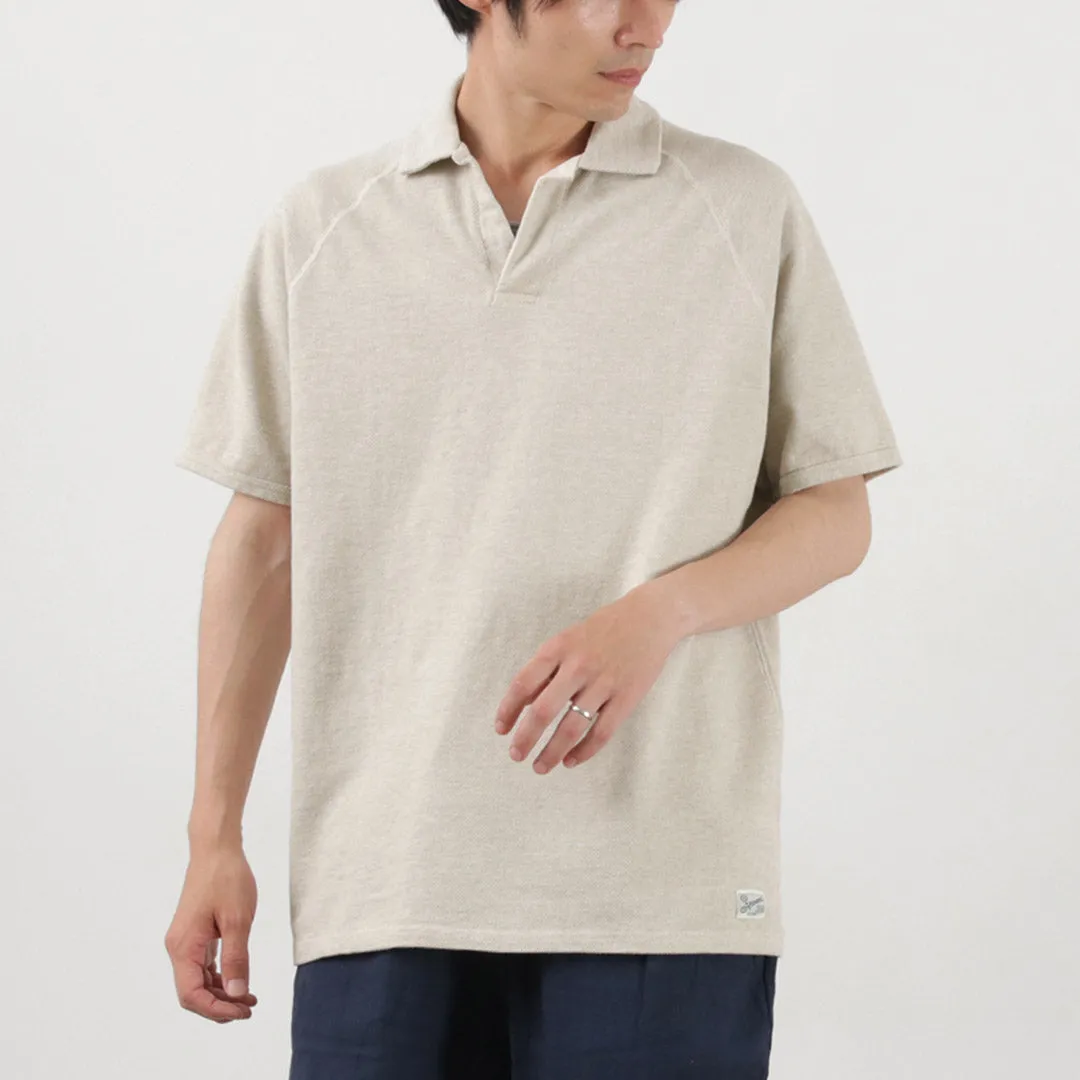 KEPANI / Seed Stitch Skipper Polo Shirt