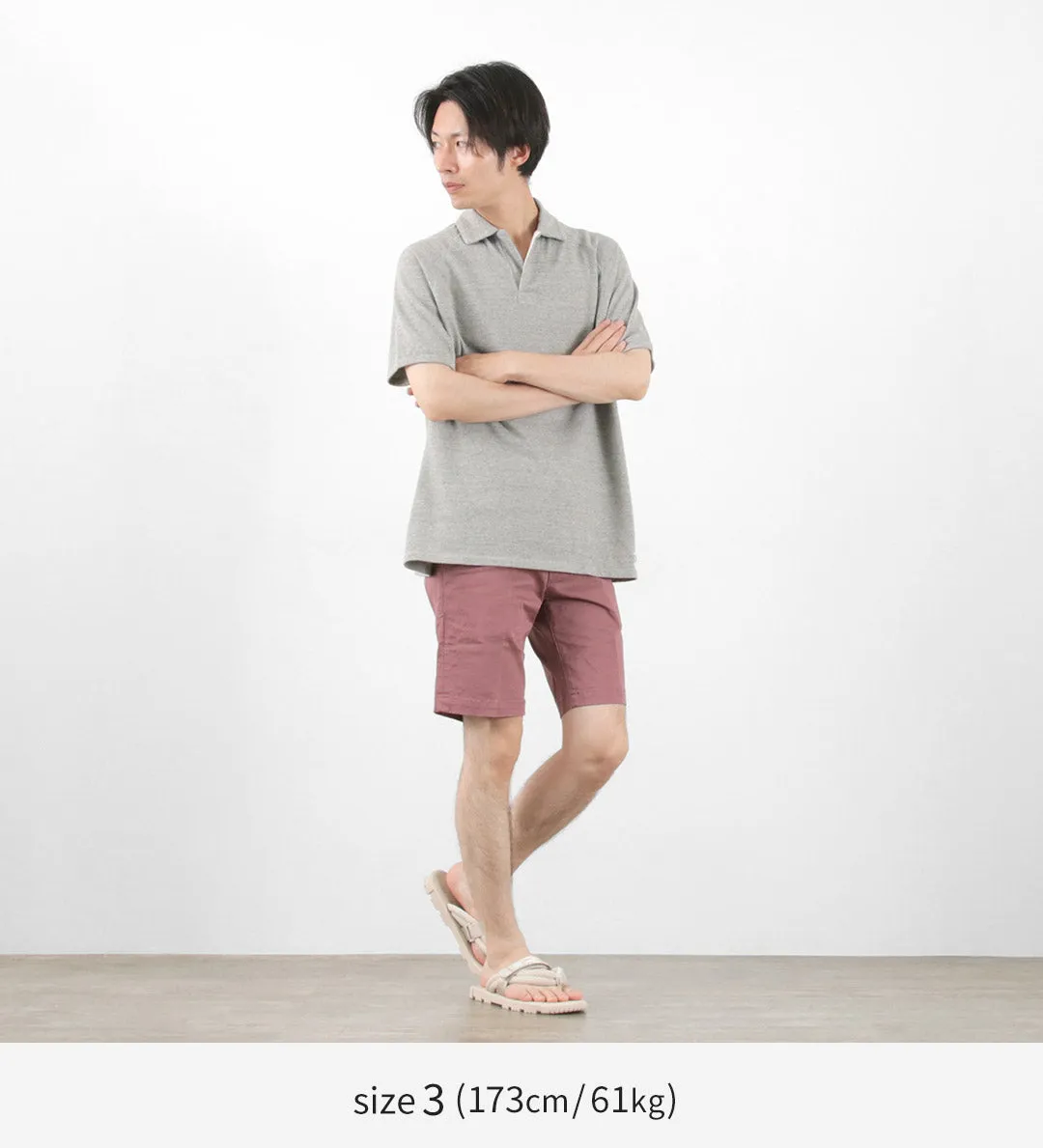 KEPANI / Seed Stitch Skipper Polo Shirt