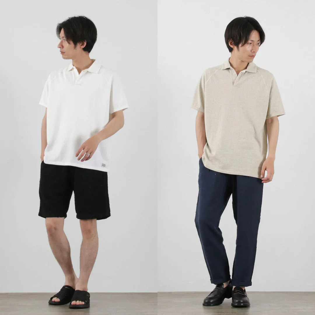 KEPANI / Seed Stitch Skipper Polo Shirt