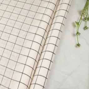 Off White Color Fancy Chanderi Fabric
