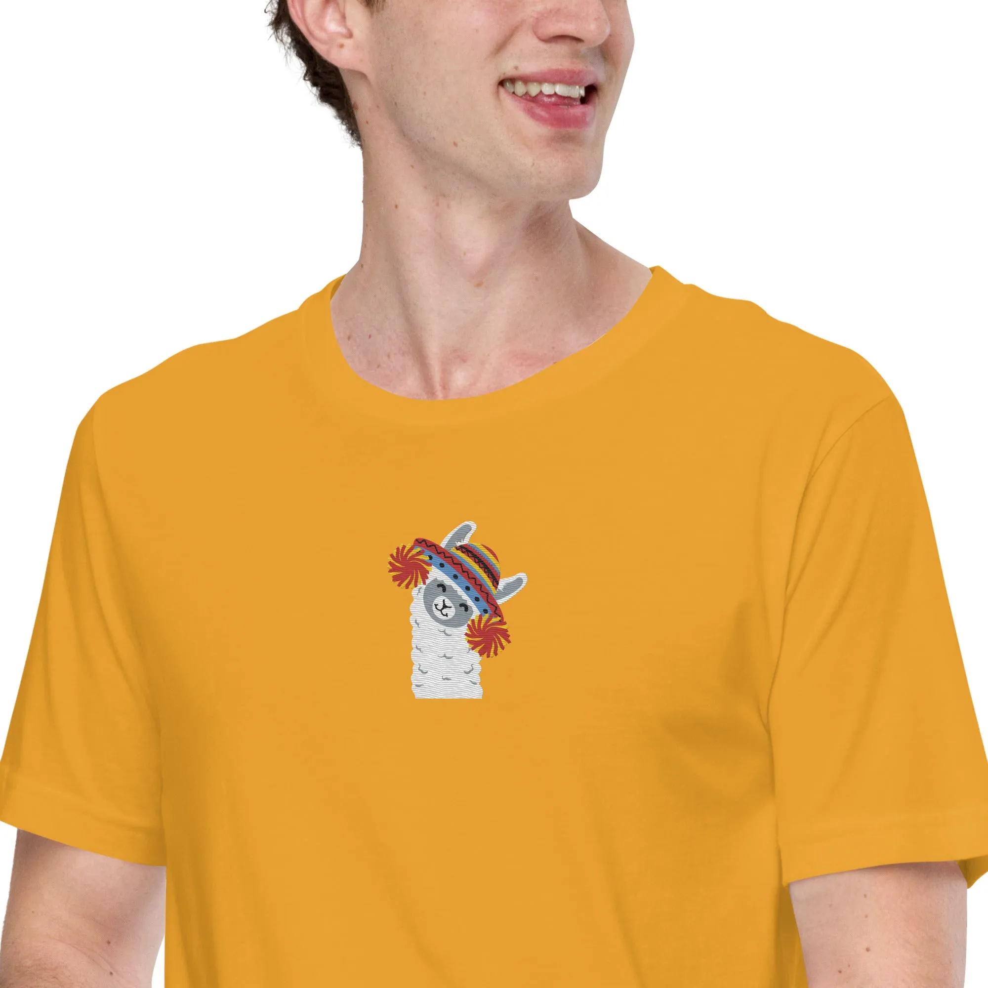 Peruvian Alpaca Embroidered T-Shirt