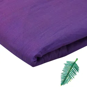 Purple Color Plain Chanderi Fabric