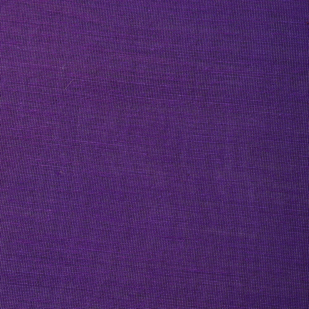 Purple Color Plain Chanderi Fabric