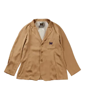 Raglan Jacket - Poly Sateen Khaki