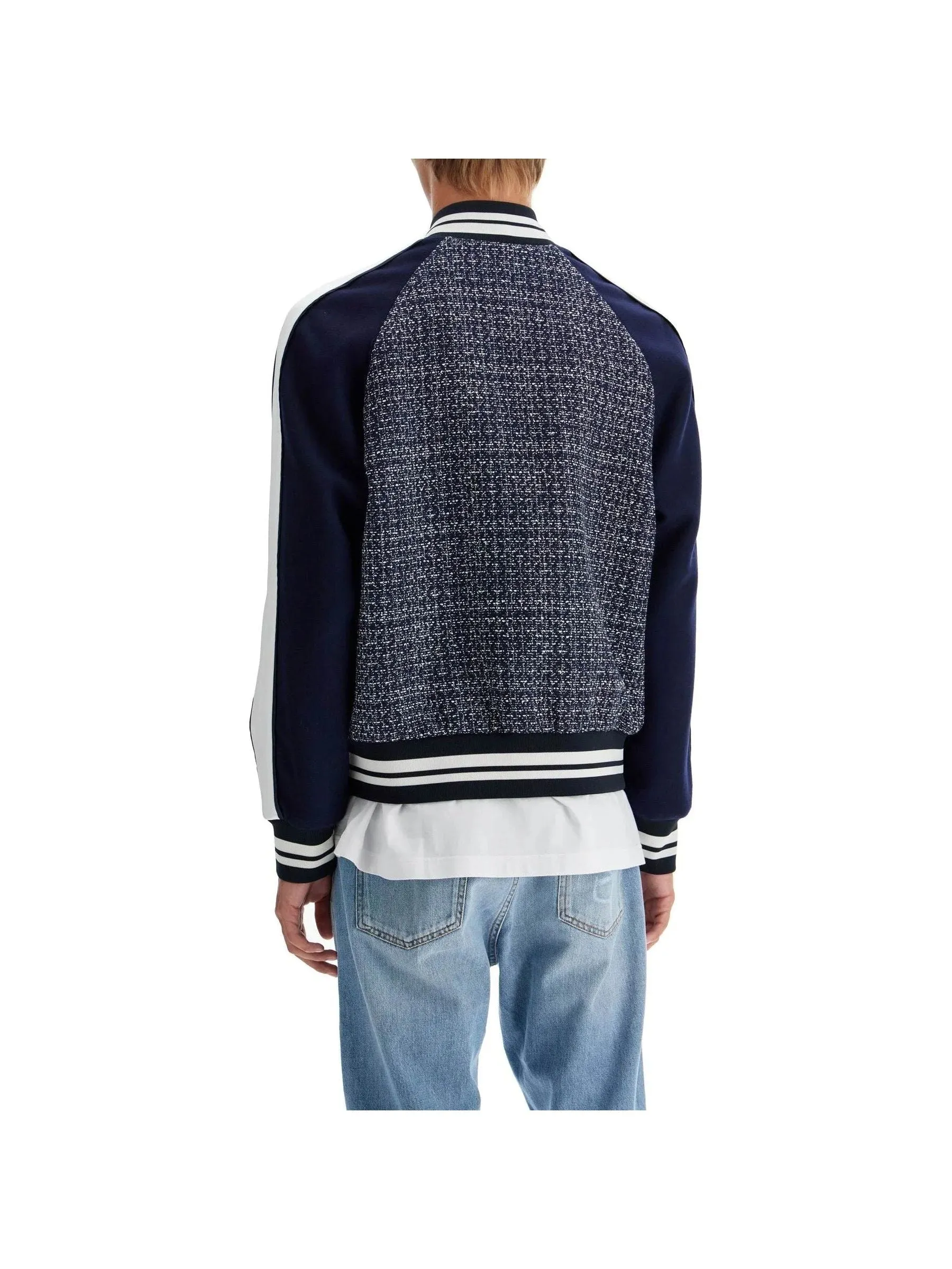 VLogo Signature Patch Tweed Blazer