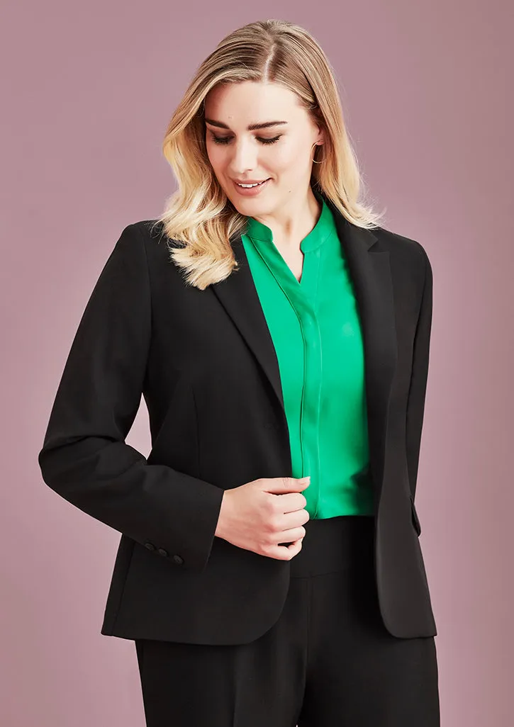 Womens Two Button Mid Length Jacket - 60719