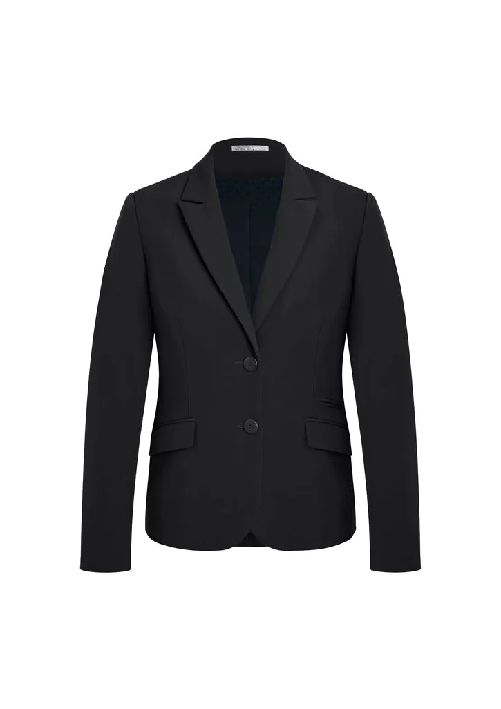 Womens Two Button Mid Length Jacket - 60719