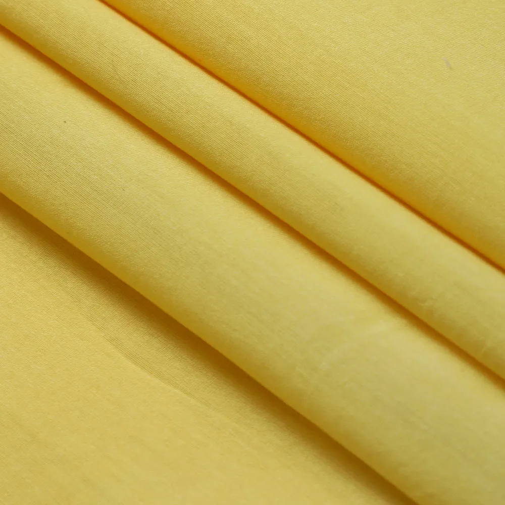 Yellow Color Ombre Dyed Chanderi Fabric